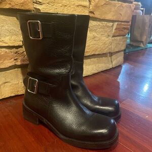 Zara brand new square toe boots